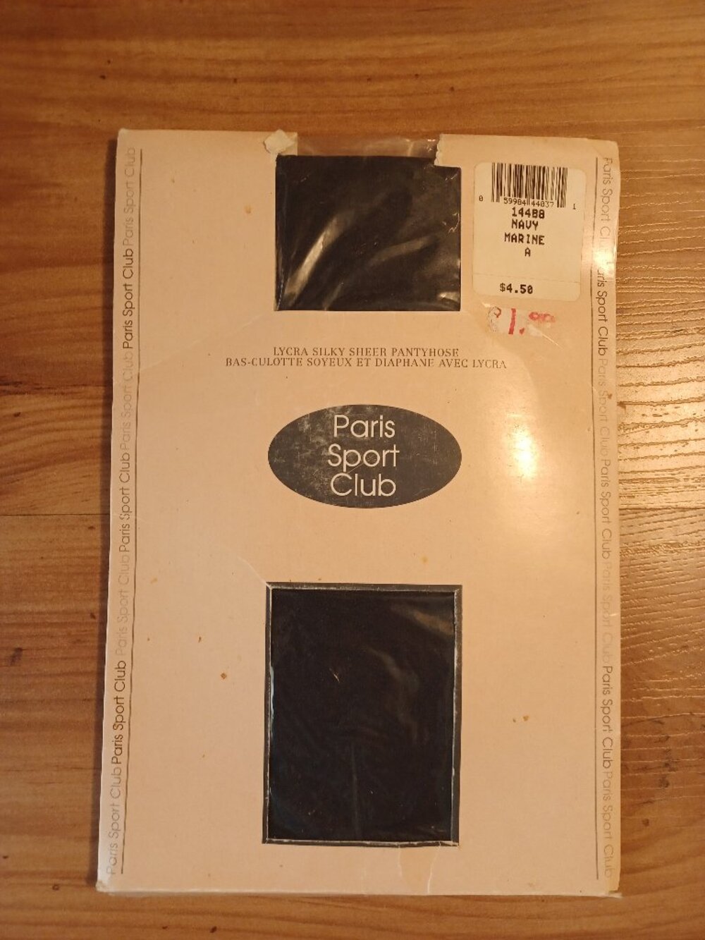 Paris Sport Club Lycra Silky Sheer Pantyhose